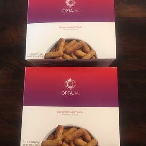 New Optavia Cinnamon Sugar Sticks 2 boxes expires 10/2023